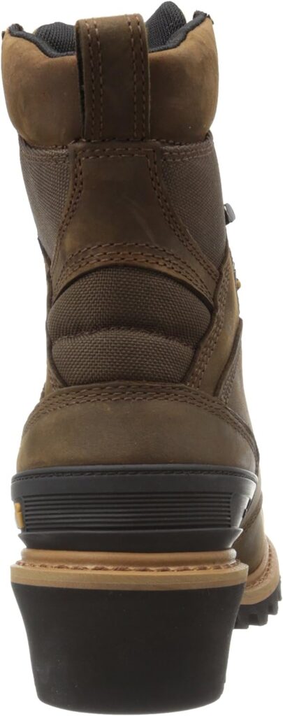 Carhartt Mens 8 Waterproof Composite Toe Leather Logger Boot CML8369