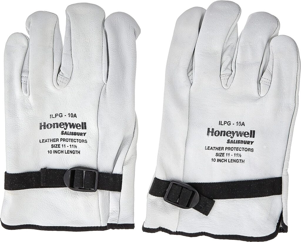 OTC 3991-12 Large Hybrid Electric Safety Gloves, Size Large (1 pair) , White