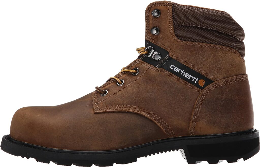 Carhartt Mens Traditional Welt 6 Steel Toe Work Boot Construction