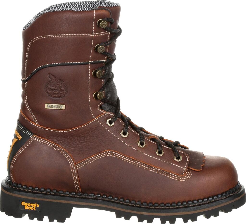 Georgia Boot Mens Amp Lt Low Heel Composite Toe Logger Industrial Boot