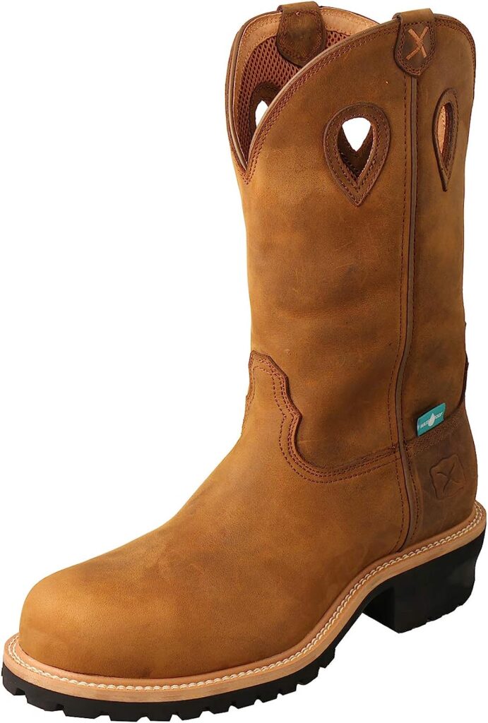 Twisted X Mens 12 Inch Western Logger Boot Composite Toe