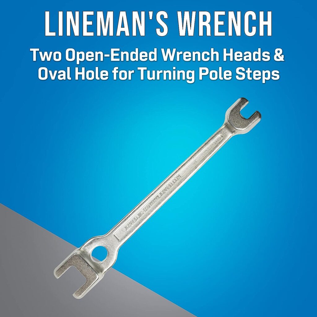 Jonard Tools JIC-650, Linemans B Type Double Ended Wrench, 13 Length